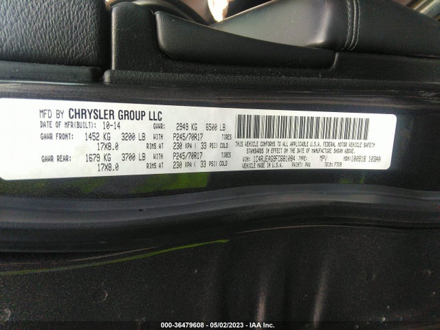 1C4RJEAG9FC681084 Jeep Grand Cherokee Laredo