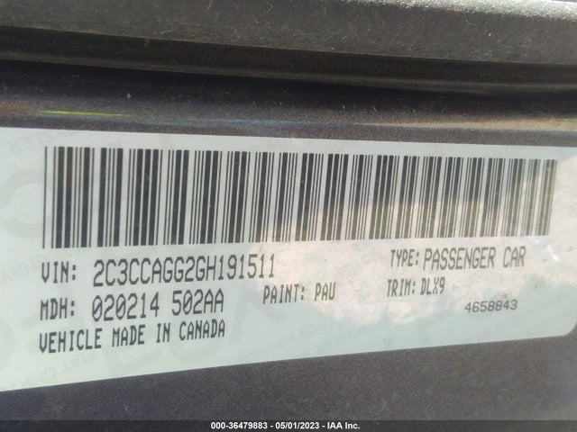 2C3CCAGG2GH191511 Chrysler 300 300s