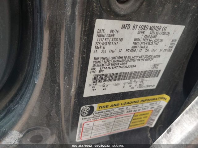 1FMJU1HT1HEA23634 Ford Expedition Xlt/king Ranch