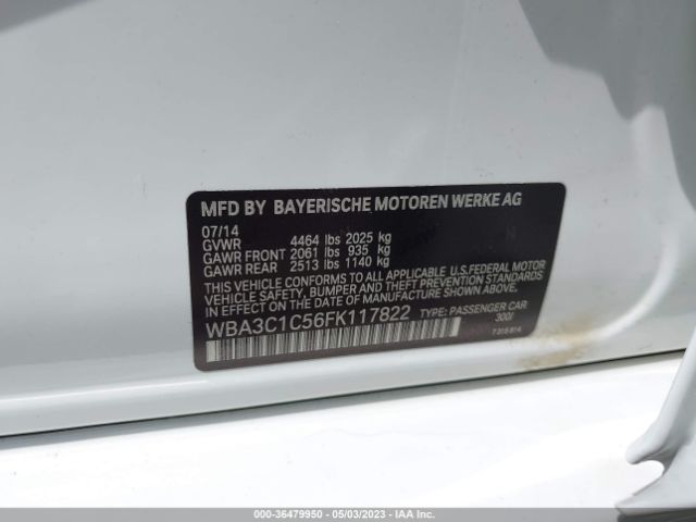 WBA3C1C56FK117822 BMW 3 Series 328i