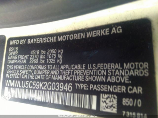 WMWLU5C59K2G03946 Mini Clubman Cooper S