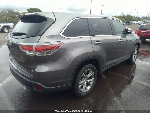 Toyota Highlander Le 2016 5TDZKRFH9GS148030 Image 4