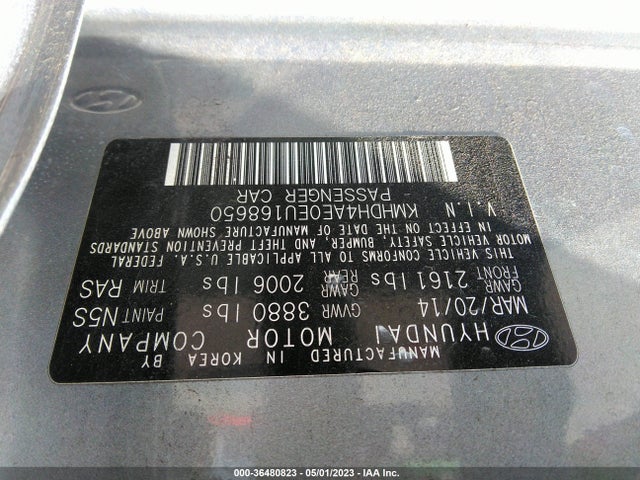 Hyundai ELANTRA SE 2014 KMHDH4AE0EU168650 Image 11