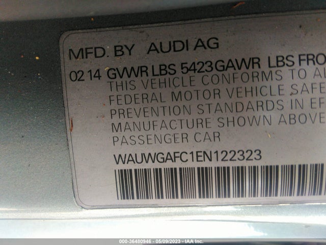 Audi A7 3.0 Premium Plus 2014 WAUWGAFC1EN122323 Image 9
