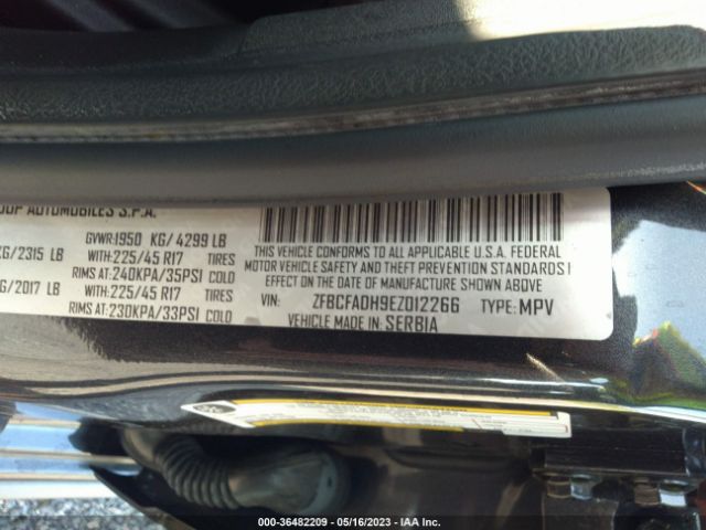 ZFBCFADH9EZ012266 Fiat 500L TREKKING