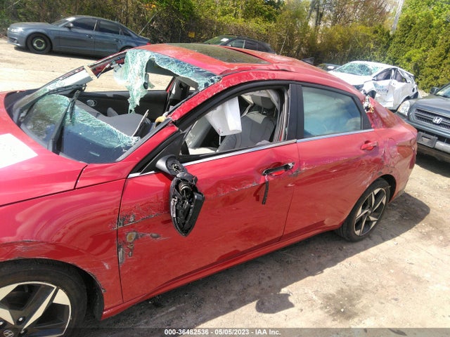 2021 HYUNDAI ELANTRA LIMITED VIN: 5NPLP4AG6MH000167