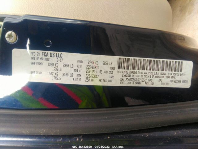 2C4RDGBG8HR712577 Dodge Grand Caravan Se