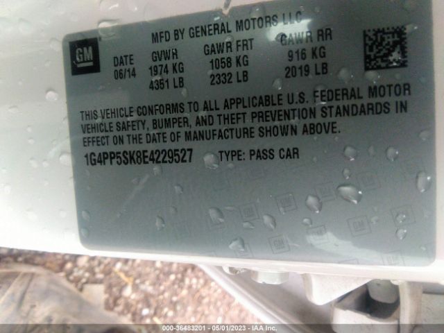 1G4PP5SK8E4229527 Buick Verano