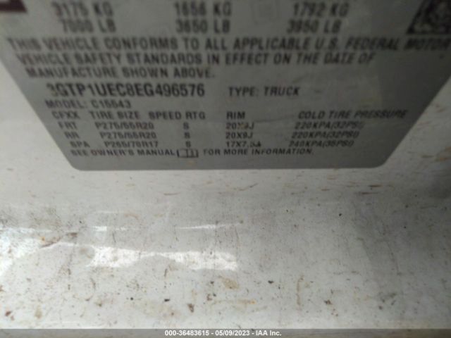3GTP1UEC8EG496576 GMC Sierra 1500 Sle