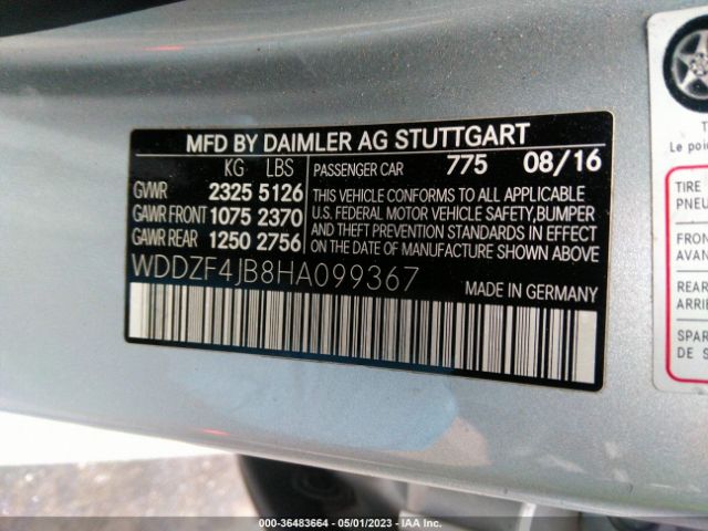 WDDZF4JB8HA099367 Mercedes-Benz E-class E 300