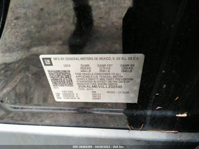 3GKALMEV1LL232545 GMC Terrain Sle
