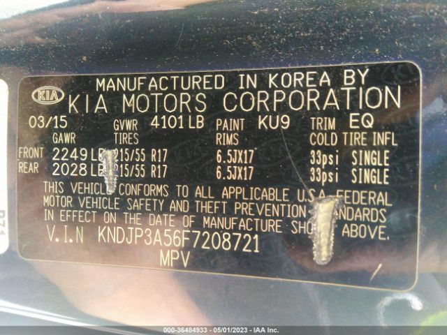 KNDJP3A56F7208721 KIA SOUL +