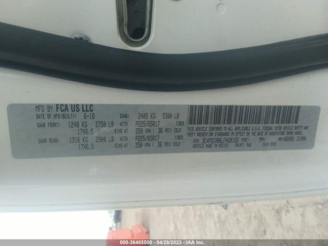 3C4PDCAB6JT428163 Dodge JOURNEY SE