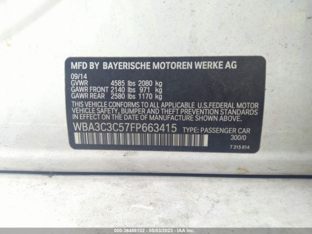 WBA3C3C57FP663415 BMW 3 Series 320i Xdrive