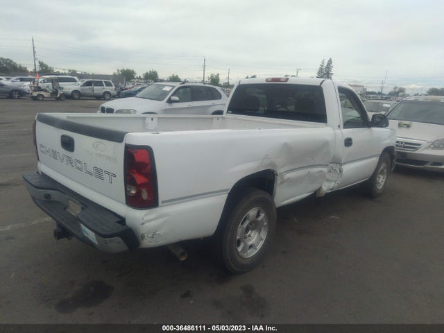 2004 CHEVROLET SILVERADO 1500 WORK TRUCK VIN: 1GCEC14T44Z242203