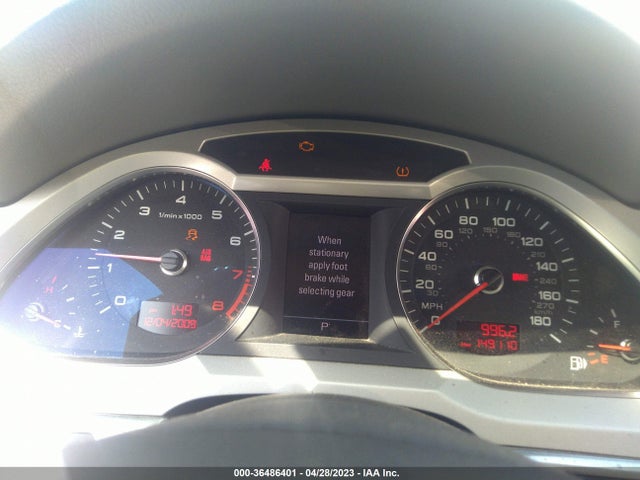 2010 AUDI A6 3.0T PREMIUM PLUS VIN: WAUFGAFB0AN078221