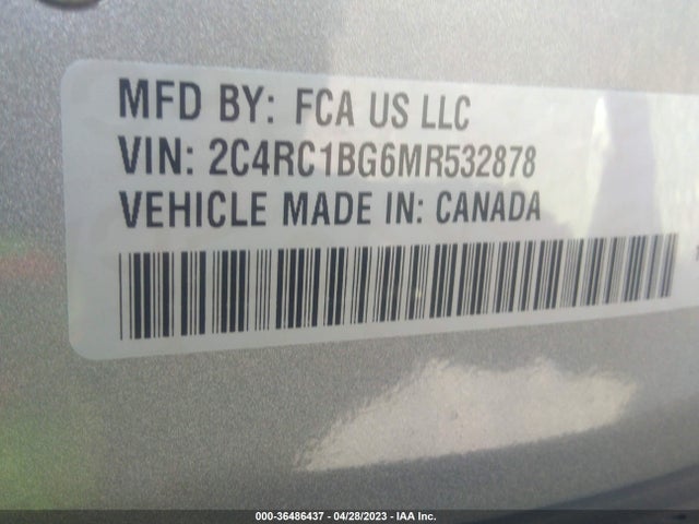 2C4RC1BG6MR532878 Chrysler Pacifica Touring L