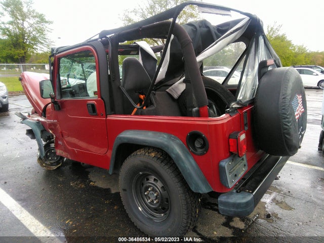 1999 JEEP WRANGLER SE VIN: 1J4FY29P2XP409630