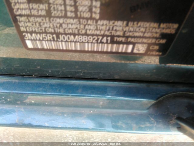 3MW5R1J00M8B92741 BMW 3 Series 330i