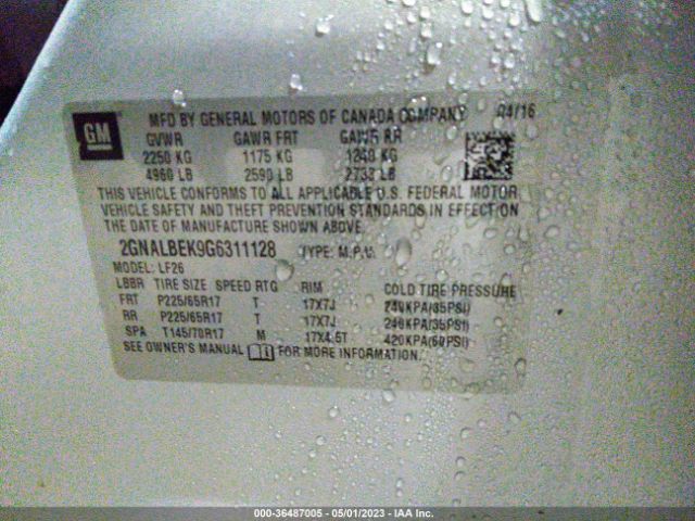 2GNALBEK9G6311128 Chevrolet EQUINOX LS