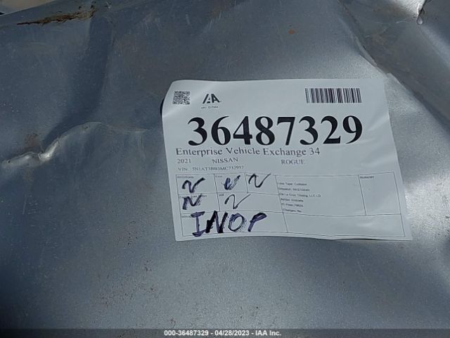 5N1AT3BB3MC732957 Nissan ROGUE SV