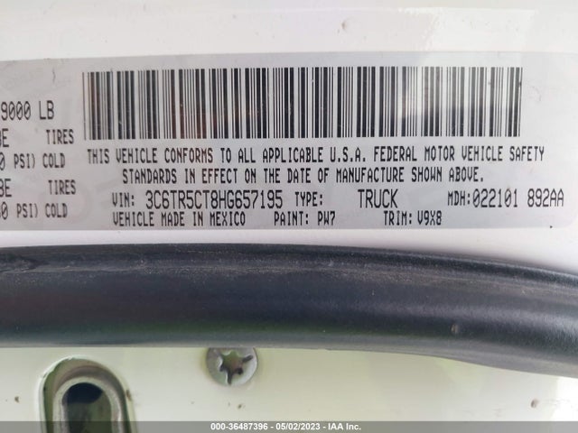 3C6TR5CT8HG657195 RAM 2500 Tradesman