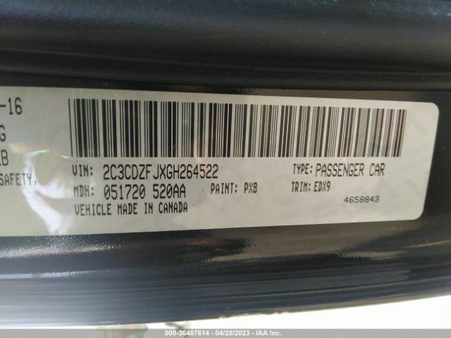2C3CDZFJXGH264522 Dodge Challenger R/t Scat Pack