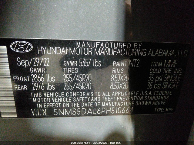 Hyundai Santa Fe Calligraphy 2023 5NMS5DAL6PH510664 Image 11