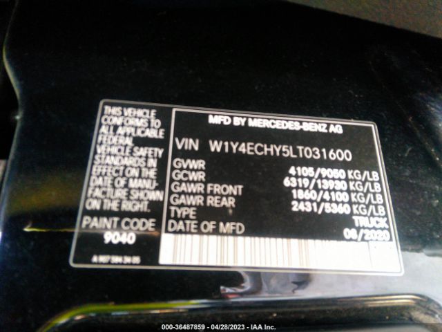 W1Y4ECHY5LT031600 Mercedes-Benz SPRINTER CARGO VAN
