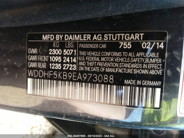 WDDHF5KB9EA973088 Mercedes-Benz E-class E 350