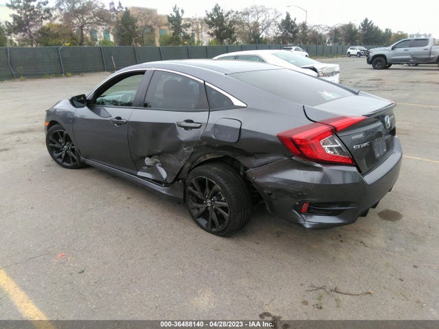2019 HONDA CIVIC SEDAN SPORT VIN: 2HGFC2F8XKH501729
