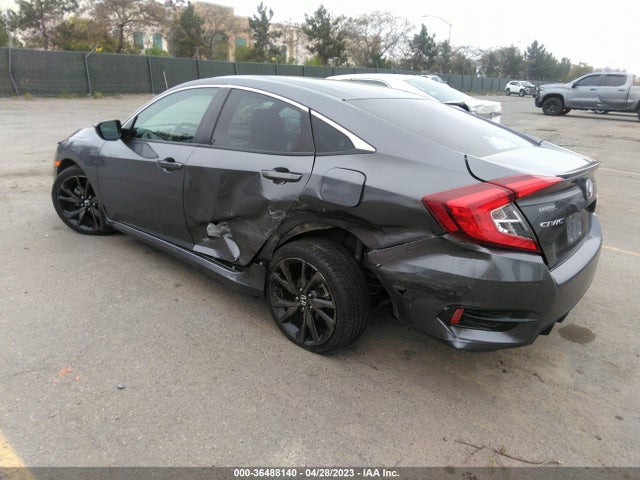 2019 HONDA CIVIC SEDAN SPORT VIN: 2HGFC2F8XKH501729