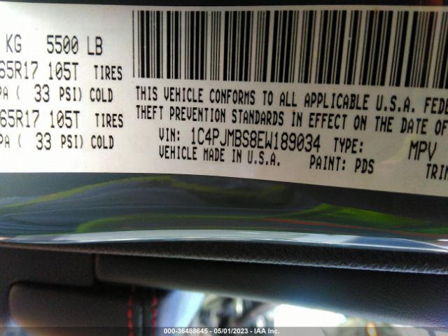 1C4PJMBS8EW189034 Jeep Cherokee Trailhawk