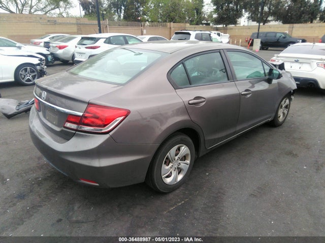 Honda Civic Sedan Lx 2014 19XFB2F51EE248646 Image 4