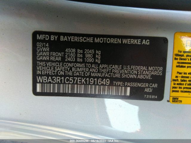 WBA3R1C57EK191649 BMW 4 Series 435i
