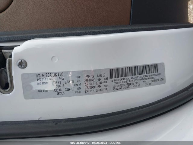 Chrysler Pacifica Limited 2017 2C4RC1GG3HR504194 Image 9