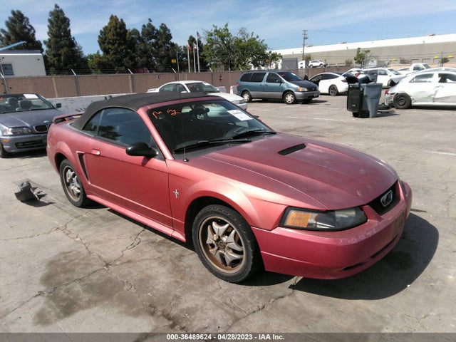 2001 FORD MUSTANG DELUXE/PREMIUM VIN: 1FAFP44421F200490