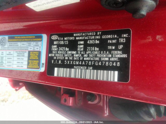 5XXGM4A78FG478048 KIA Optima Lx