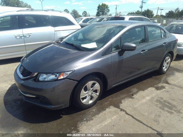 Honda Civic Sedan Lx 2014 2HGFB2F54EH505241 Image 2