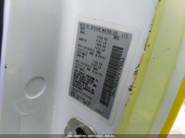 3N6CM0KN1FK709061 Nissan Nv200 S
