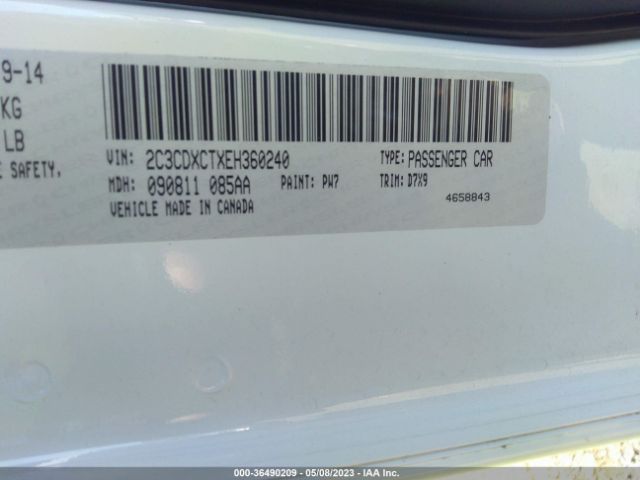 2C3CDXCTXEH360240 Dodge Charger Rt