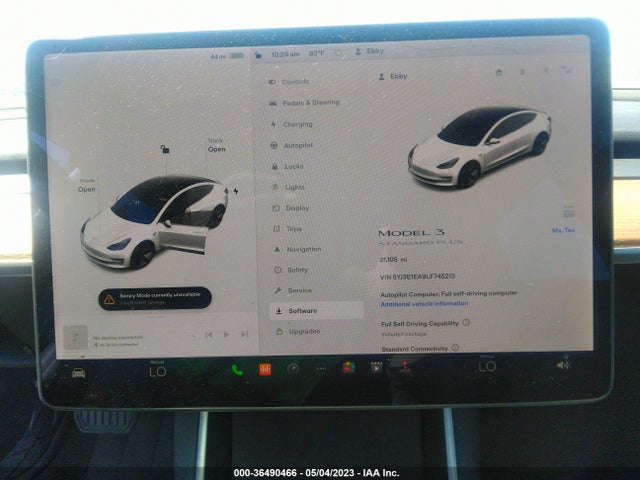 Tesla Model 3 Standard Range 2020 5YJ3E1EA9LF745213 Image 8