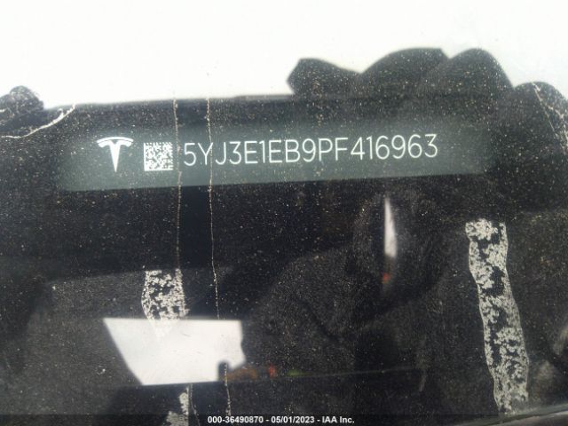 5YJ3E1EB9PF416963 Tesla MODEL 3