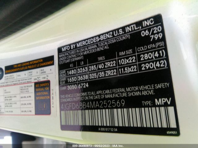 4JGFD6BB4MA252569 Mercedes-Benz Gle Amg Gle 53