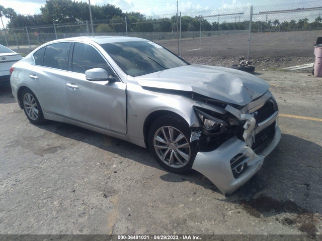 2016 Infiniti Q50 2.0t მანქანა იყიდება აუქციონზე, vin: JN1CV7APXGM201770, აუქციონის ნომერი: 36491021