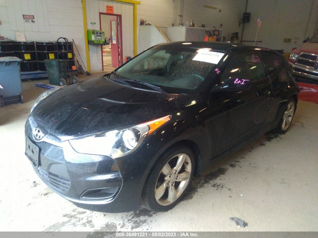 2012 HYUNDAI VELOSTER W/BLACK INT VIN: KMHTC6ADXCU039812