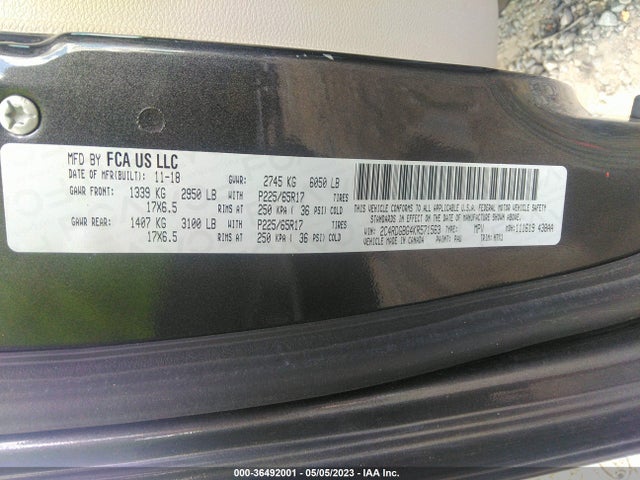 Dodge Grand Caravan Se 2019 2C4RDGBG4KR571563 Image 9