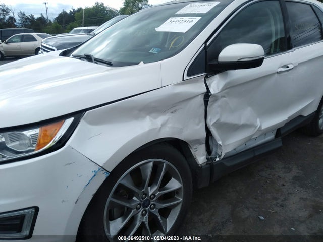 2015 FORD EDGE TITANIUM VIN: 2FMPK4K96FBB63301