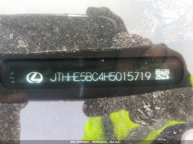 2017 Lexus RC, VIN: JTHHE5BC4H5015719