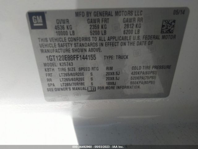 1GT120E88FF144155 GMC Sierra 2500hd Denali